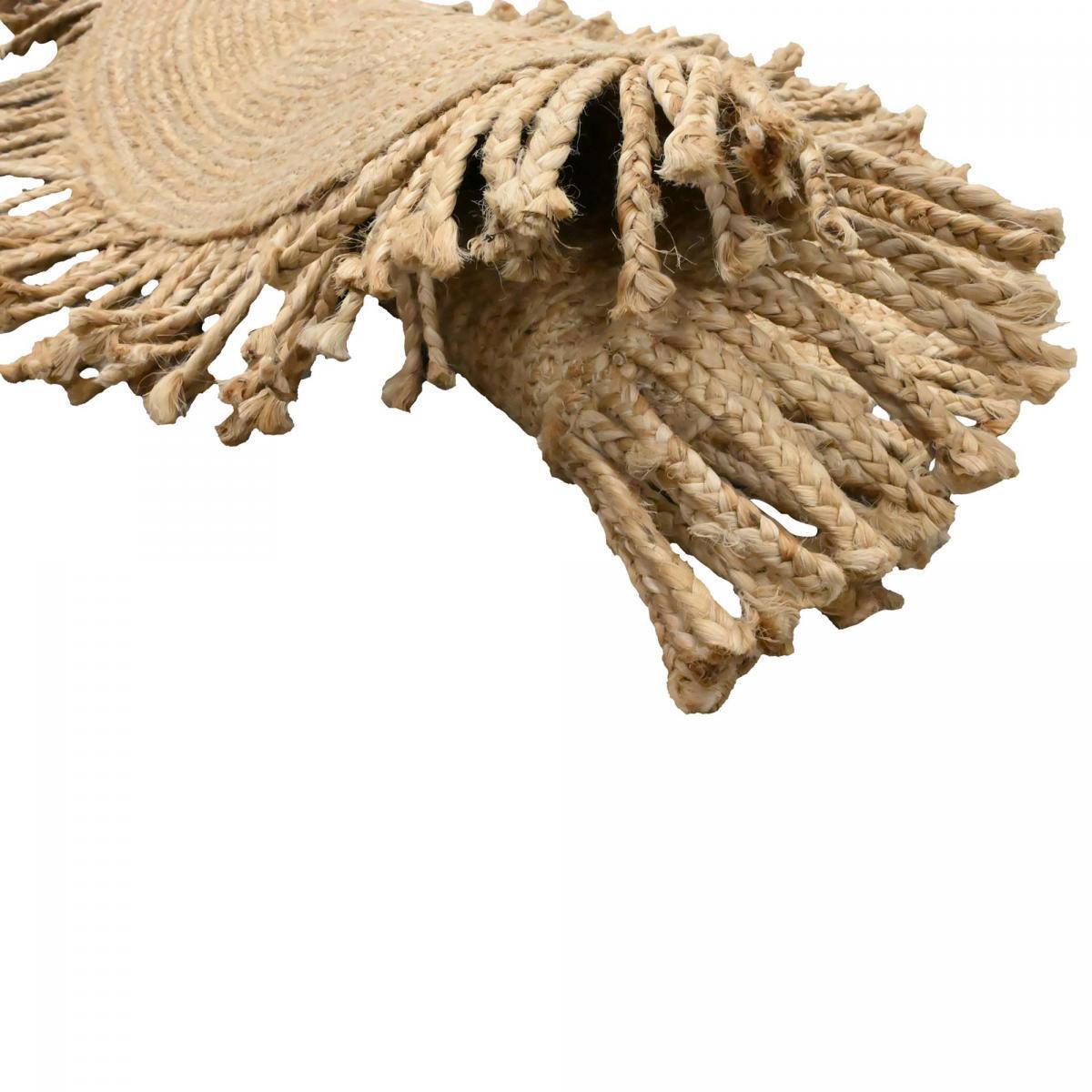 Tapis rond 200x200 rond JT SATCH Beige , tapis jute artisanal