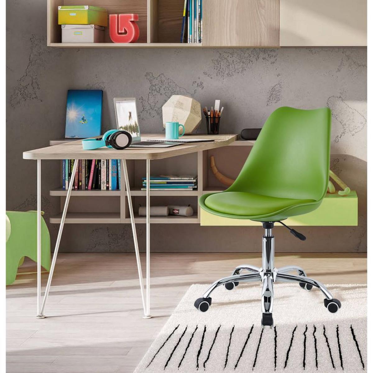 Sedia per ufficio design moderno verde - May