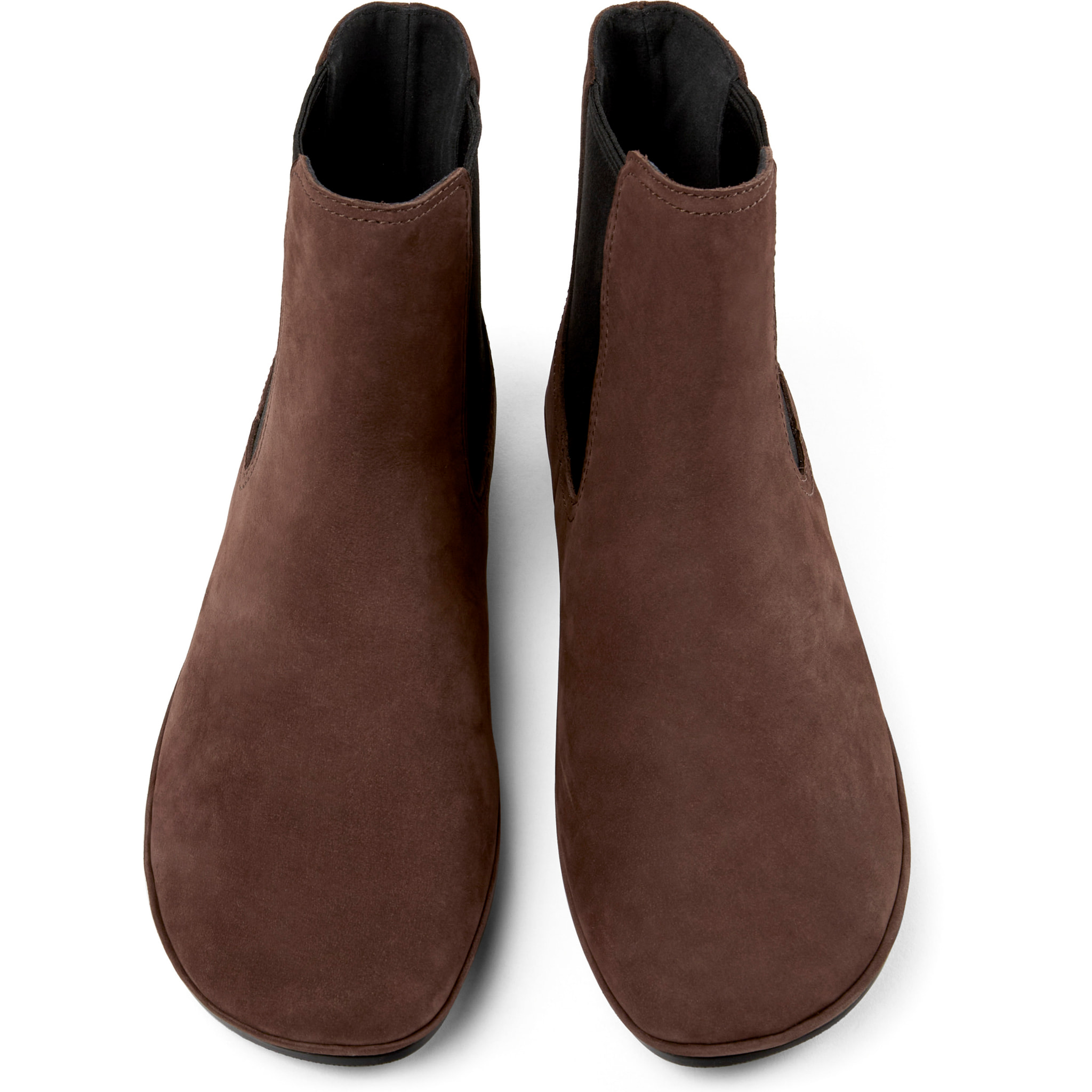 Botines - CAMPER Right Nina - Marron - Cuero Nubuck