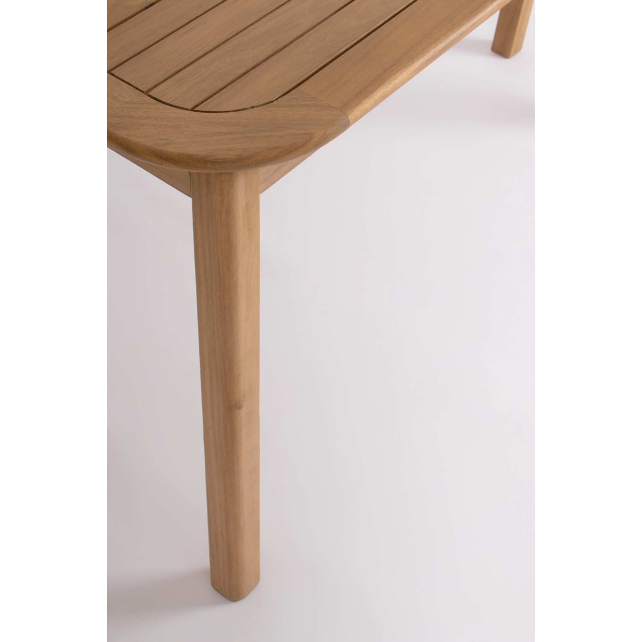 Consolle MONSARAZ in legno di acacia effetto teak