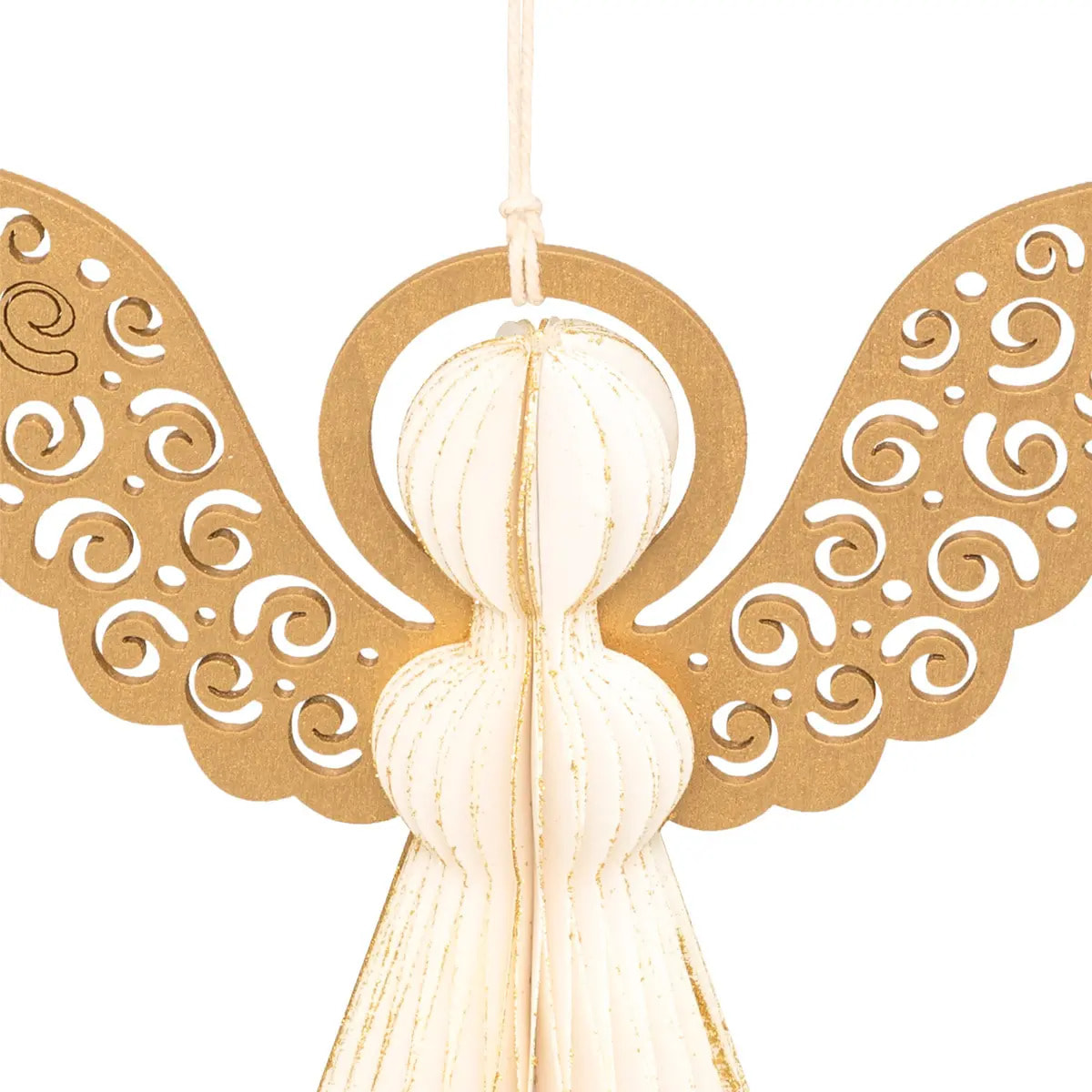 SDN PAPIER ANGE AILES OR 20CM
