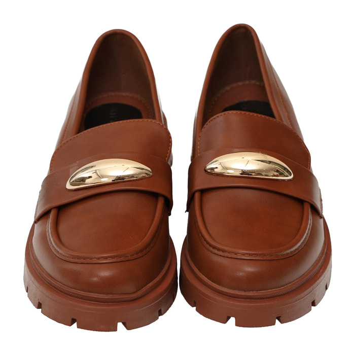 Mocassini con accessorio - tacco 4,0 cm