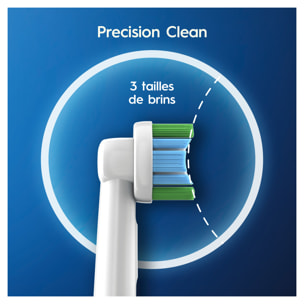 Oral-B Precision Clean Avec CleanMaximiser, 2 Brossettes