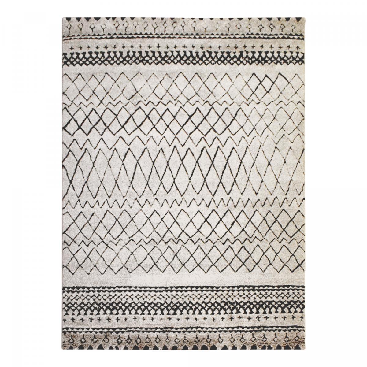 Tapis berbère tissé motifs tribaux JAGU