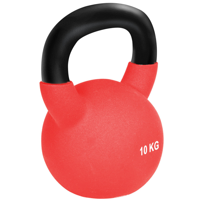 Pesa Rusa de 10 kg de Hierro Fundido Kettlebell para Entrenamiento de Fuerza