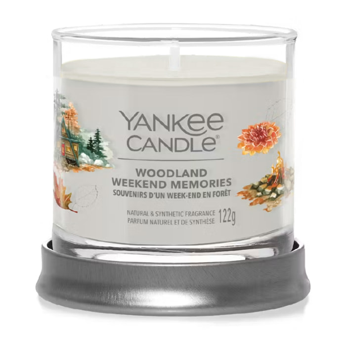 Candela piccola signature Woodland Weekend Memories Yankee Candle