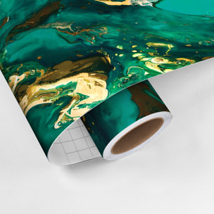 Rouleau revêtement adhésif imperméable - Sticker lavable plan de travail - ÉPOXY KIVU