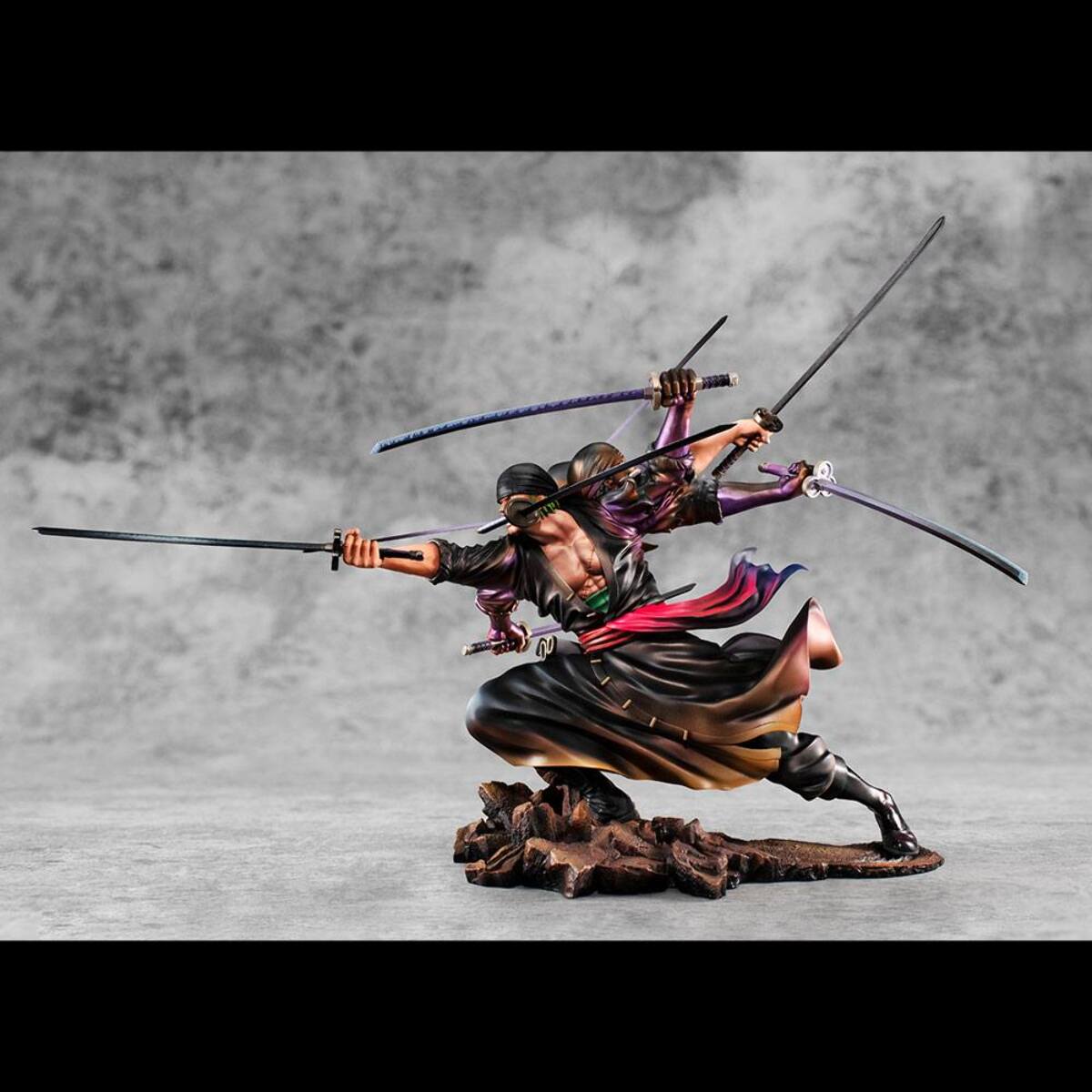 One Piece Excellent P.O.P. "Maximum" Statua Roronoa Zoro Asura 17 Cm Megahouse