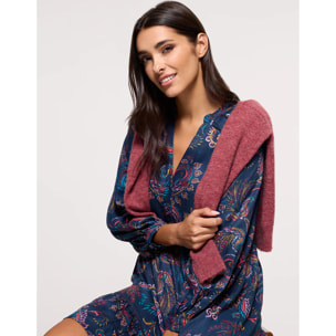 Vestido corto Azul Marino - Heridress