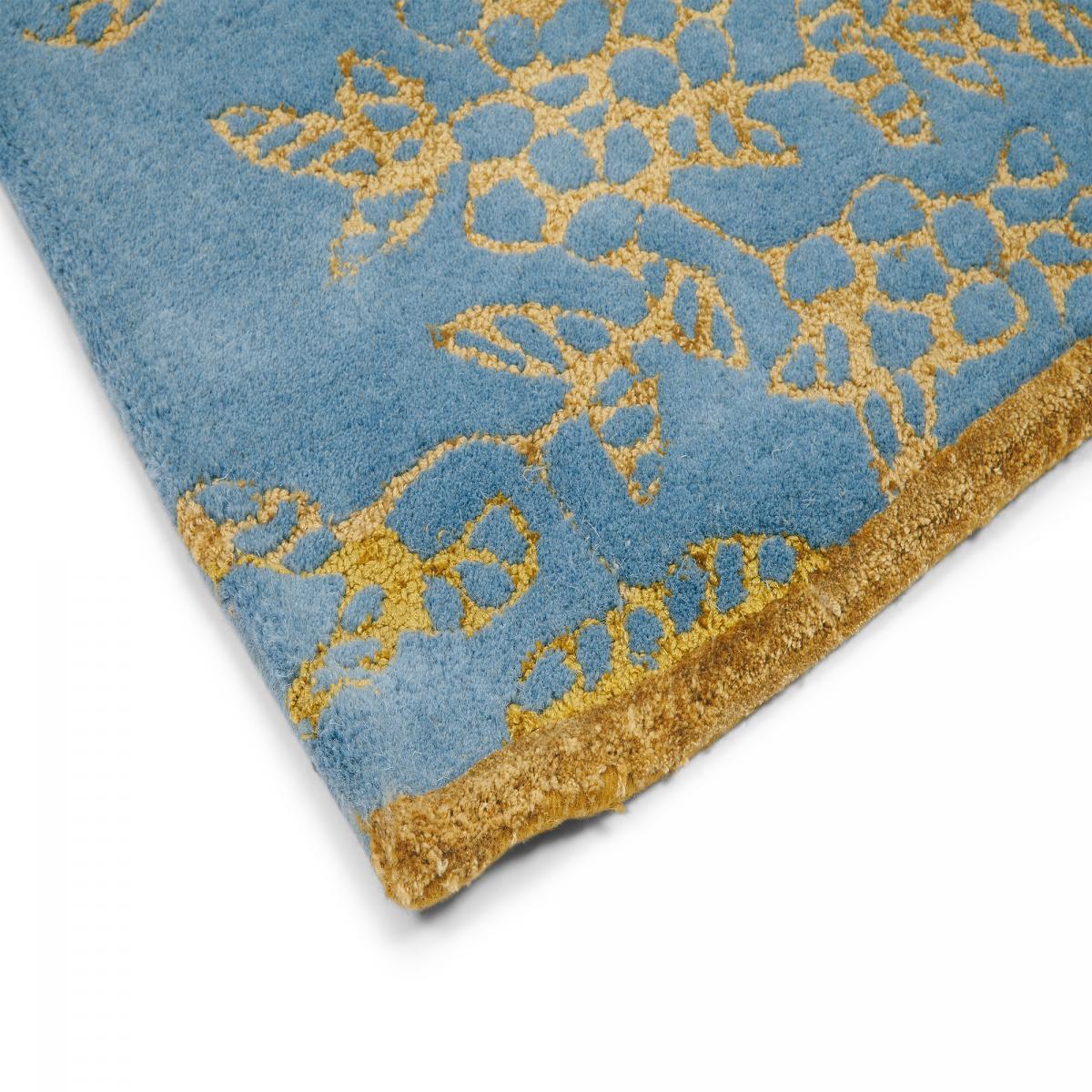 Tapis salon et chambre fait à la main en laine motif floral VAHA