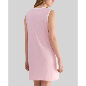 Camisón corto mujer corazones sin mangas suave