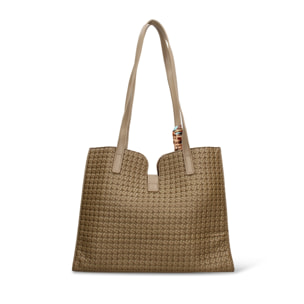 Borsa a mano da donna - Modello Edera Pro - Pelle vegana PU - 35.0 x 27.0 x 12.0 cm