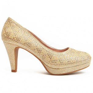 Zapato De Tacon Cómodo Para Mujer