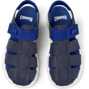 Sandali - CAMPER Oruga - Blu - Pelle scamosciata