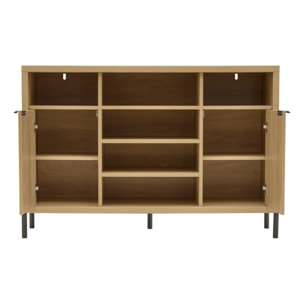 Buffet Alvo rectangulaire 39,5x120,5cm 2 portes beige