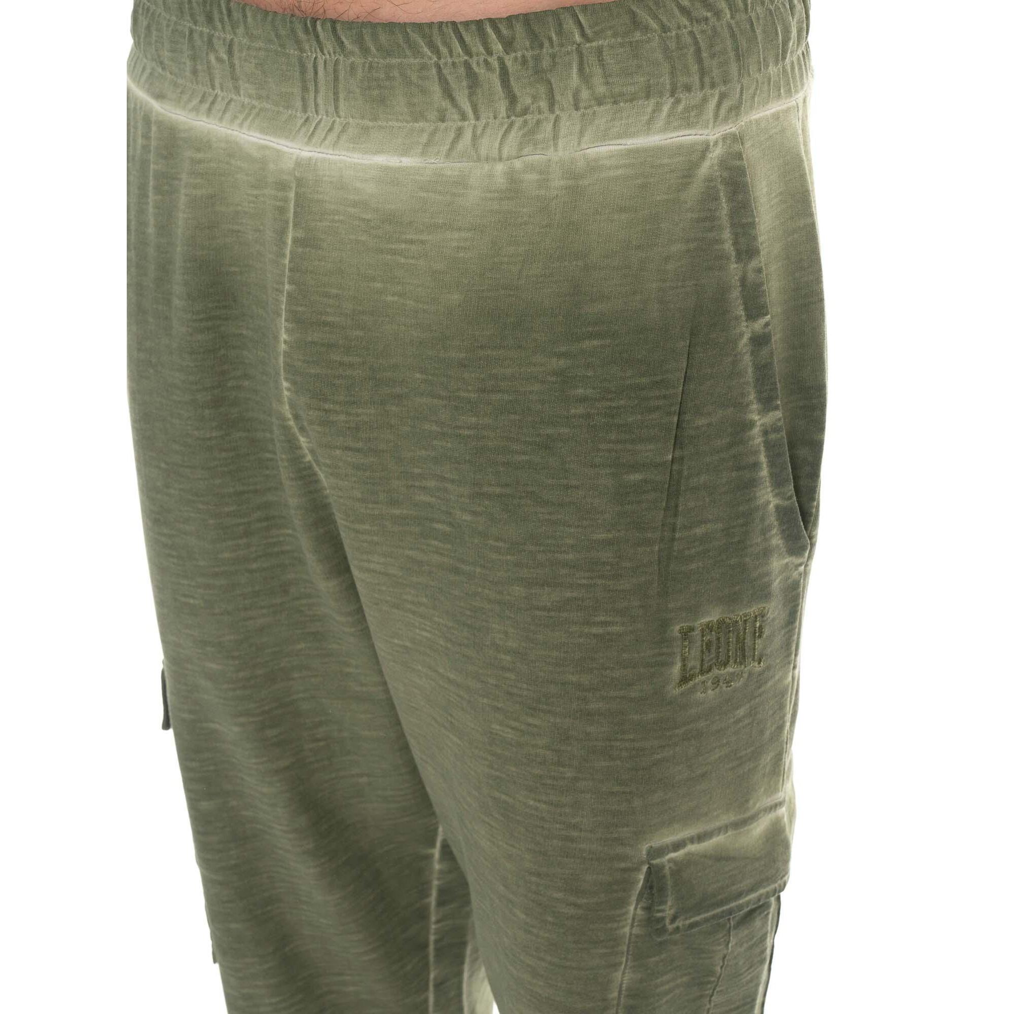 Pantalones deportivos de lavado antiguo para hombre