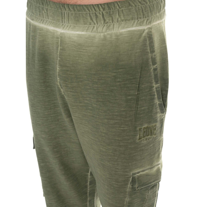 Pantalones deportivos de lavado antiguo para hombre