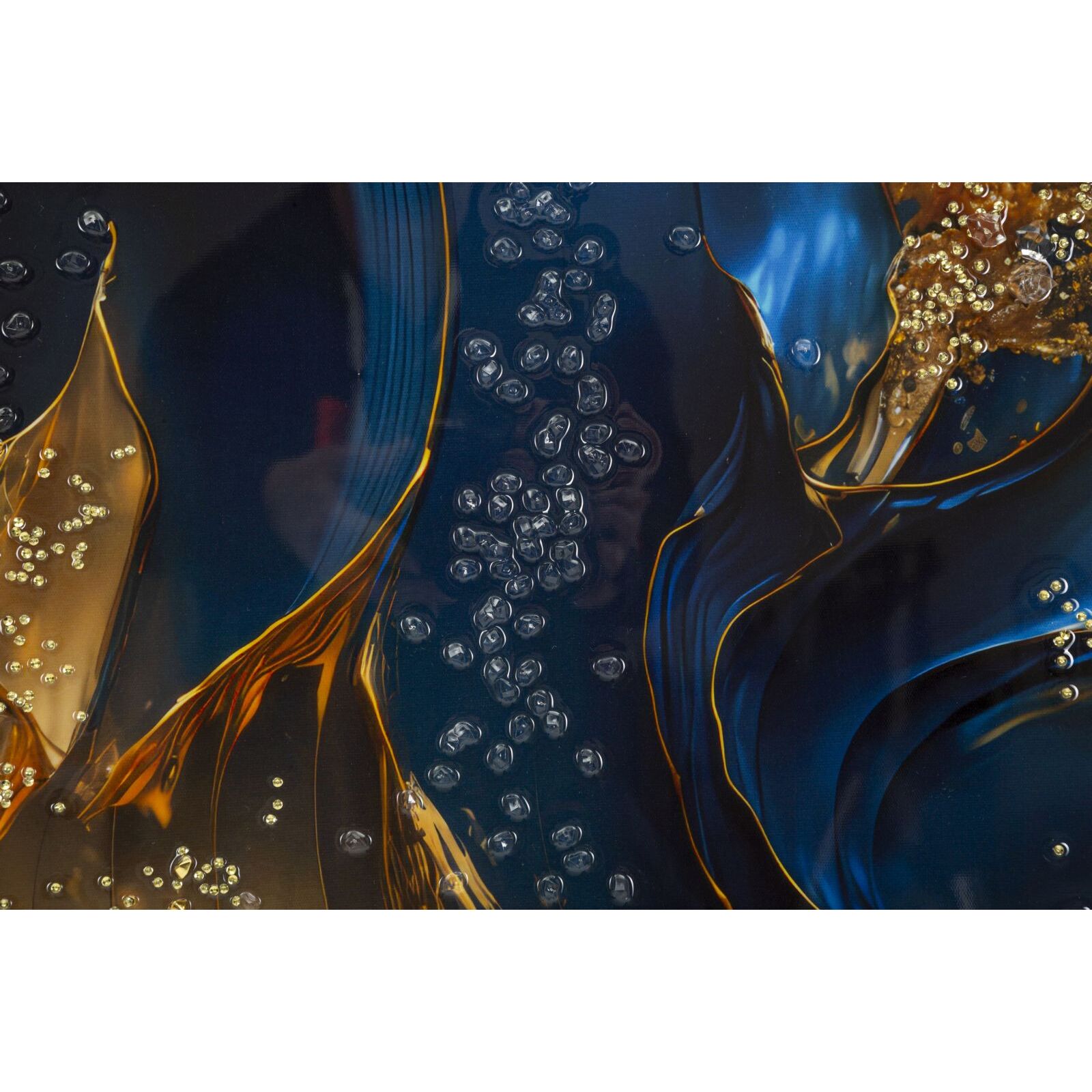 STAMPA SU TELA LACCATA C/CORNICE ANDROMEDA -B- CM 60X4X90