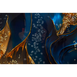 STAMPA SU TELA LACCATA C/CORNICE ANDROMEDA -B- CM 60X4X90