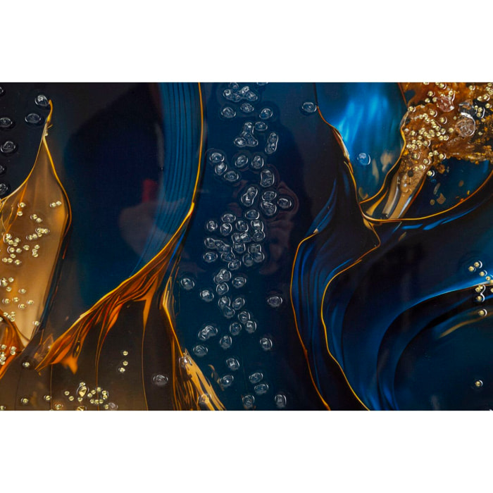 STAMPA SU TELA LACCATA C/CORNICE ANDROMEDA -B- CM 60X4X90