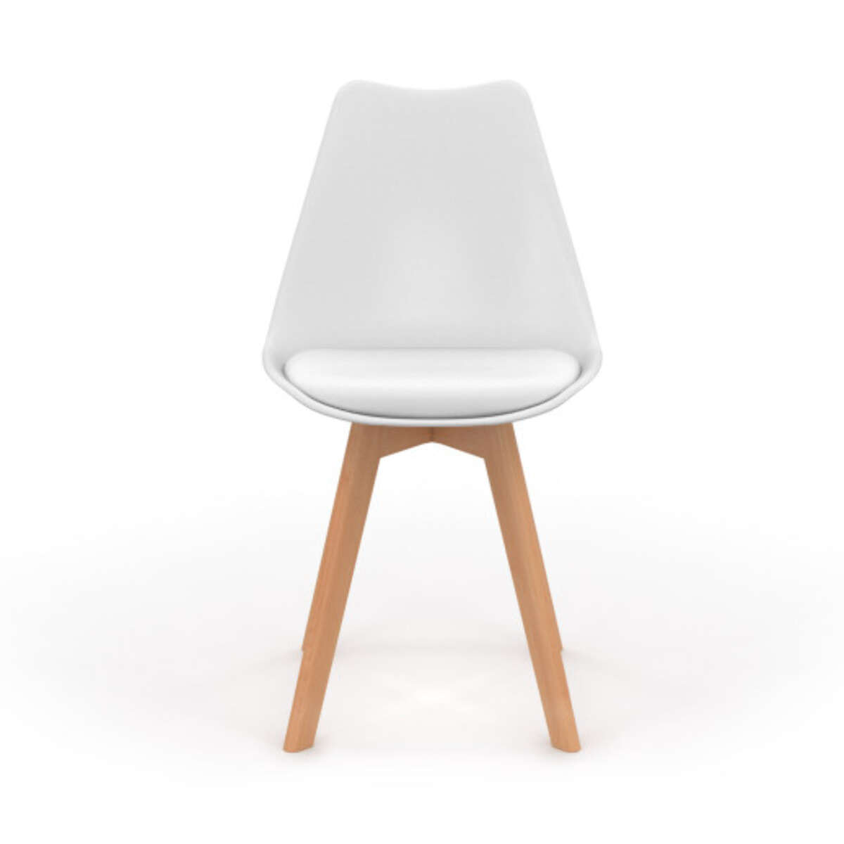 Chaises scandinave Nordia - Blanc