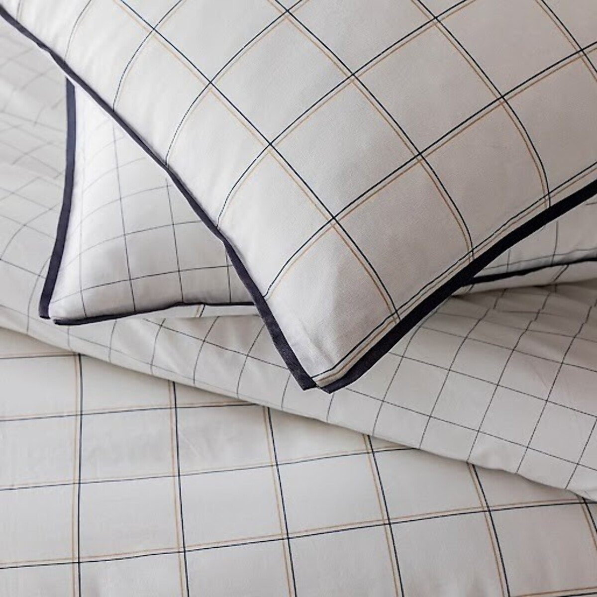 Parure Housse De Couette 3pcs 100% Coton 57 Fils NESTOR