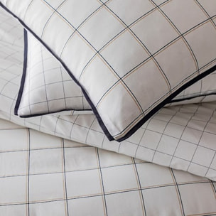 Parure Housse De Couette 3pcs 100% Coton 57 Fils NESTOR