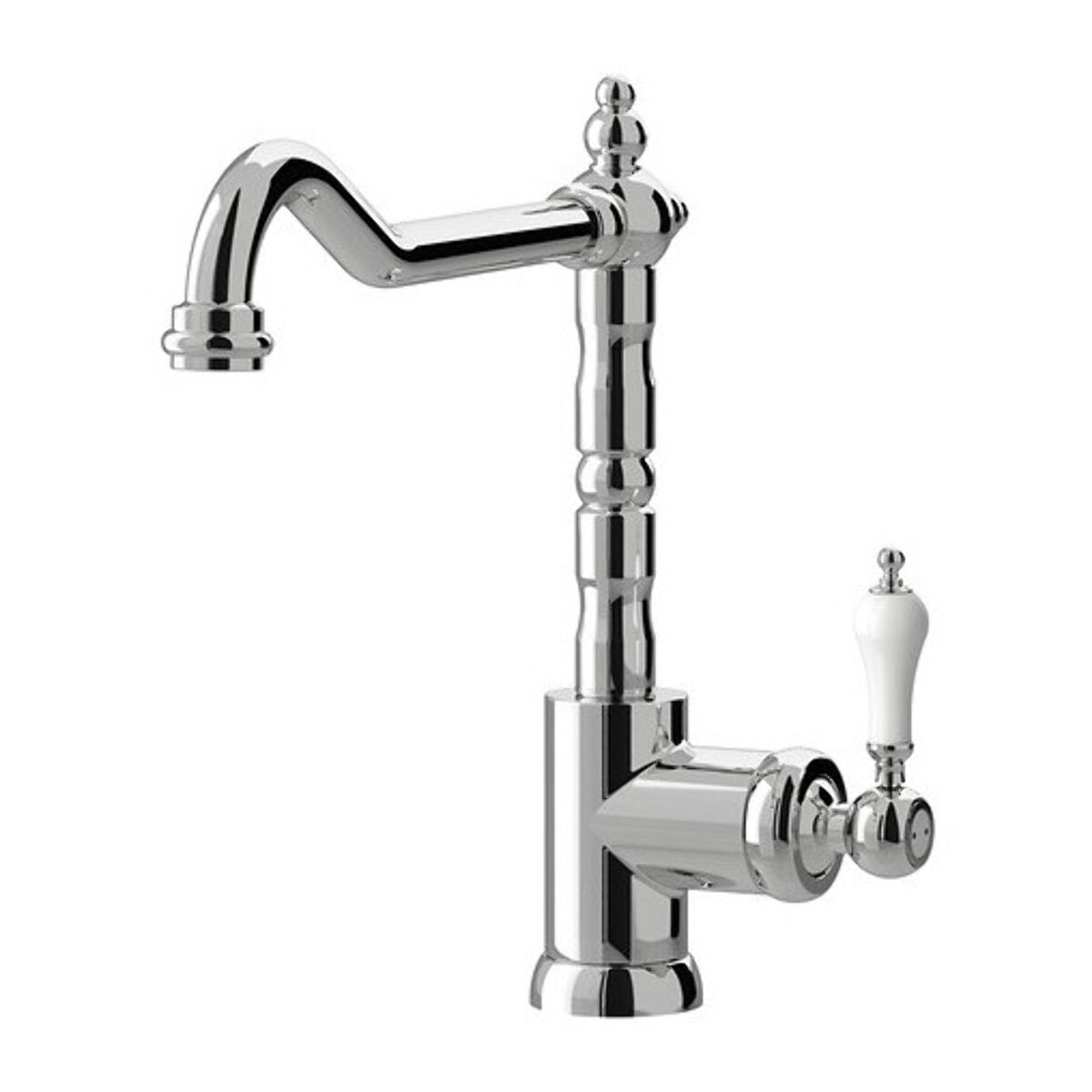 PAINI Mitigeur cuisine Duomo Bec haut chrome