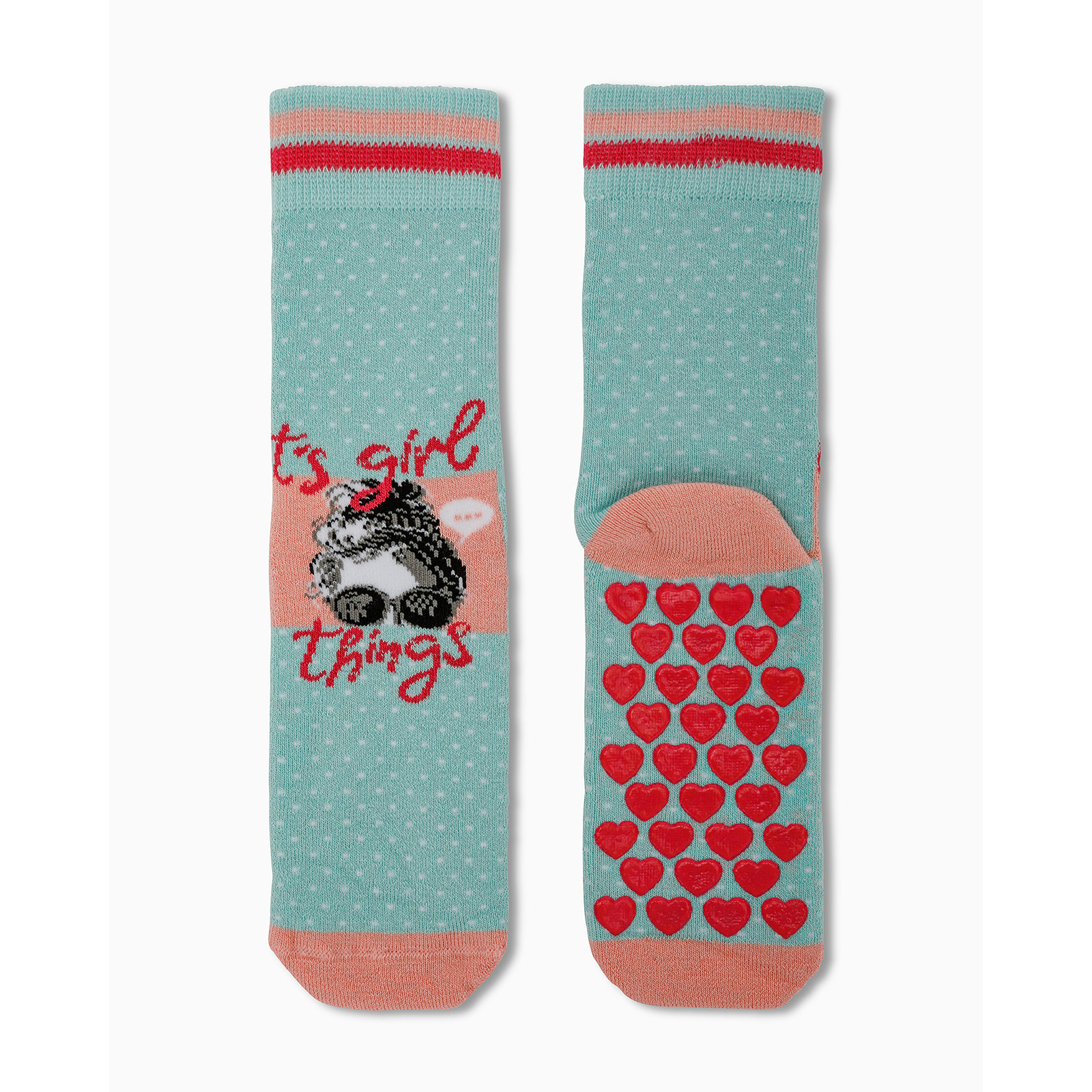 CALZINO CORTO ANTISCIVOLO BIMBA AMBRA