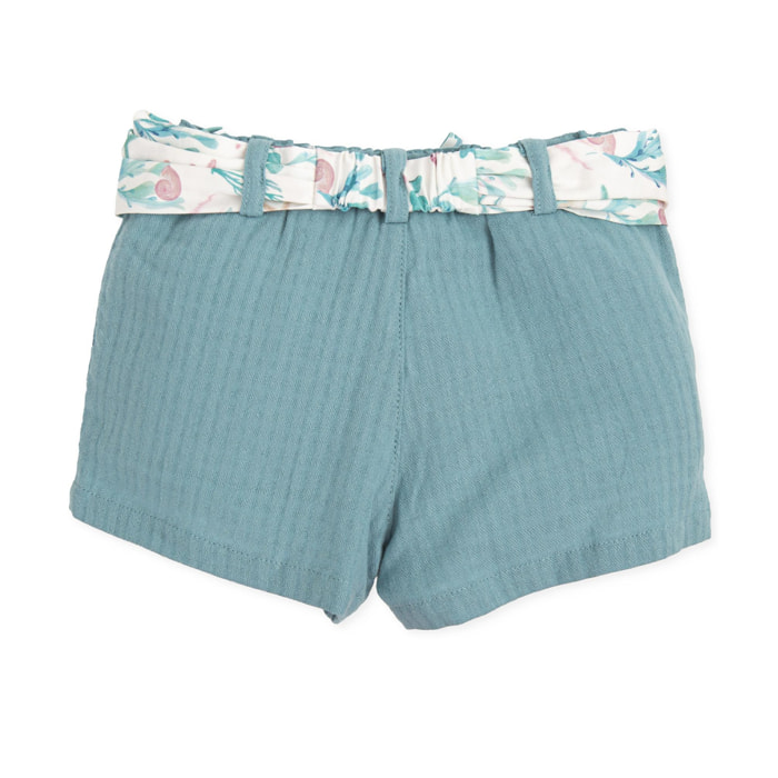 Pantalon short. - VERDE