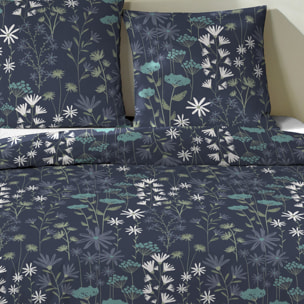 Parure housse de couette 3pcs 100% 100% coton 57 fils_lea marine