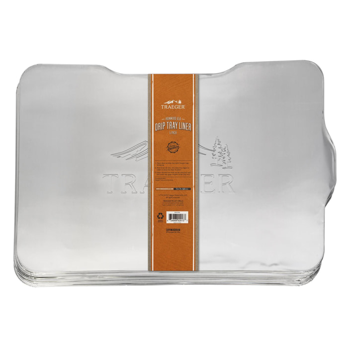 5 Plaques Aluminium De Récupération De Graisses Ironwood 650 - TRAEGER