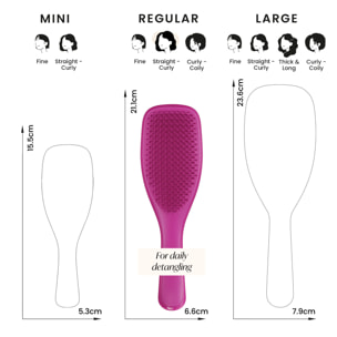 The Ultimate Detangler Midnight Black - Brosse Démélante
