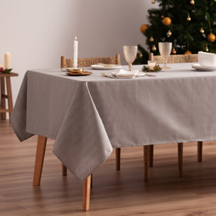 Mantel antimanchas EVOLET GRIS-PLATA