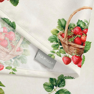 Mantel antimanchas Fresas - 100% algodón -