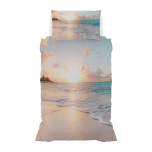 PARURE COPRIPIUMINO GOODNIGHT SINGOLO - STAMPA DIGITALE 100% Microfibra