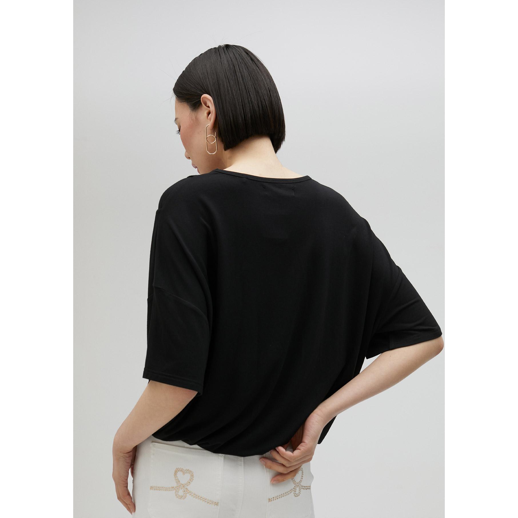 Maglietta borchie maniche corte