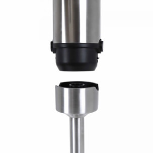 Batidora de mano JATA JEBT1855 de 1200 W. 4 cuchillas. Pie extralargo de 26 cm. Cable en espiral. Función turbo
