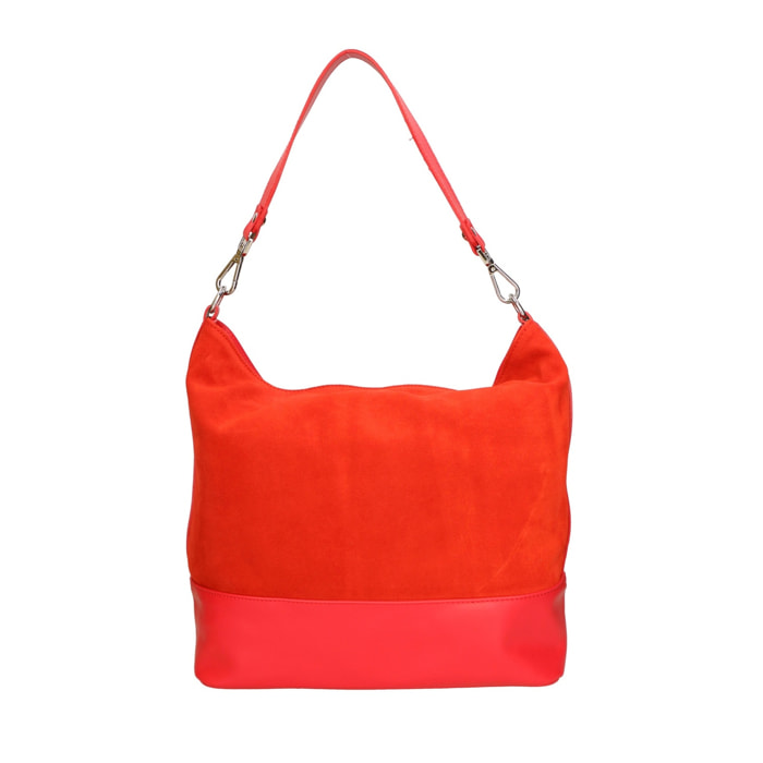 Borsa a spalla da donna - Modello Graziana - Vera pelle - 33.0 x 35.0 x 11.0 cm