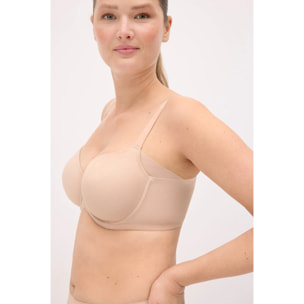 Reggiseno con ferretto con imbottitura Beige