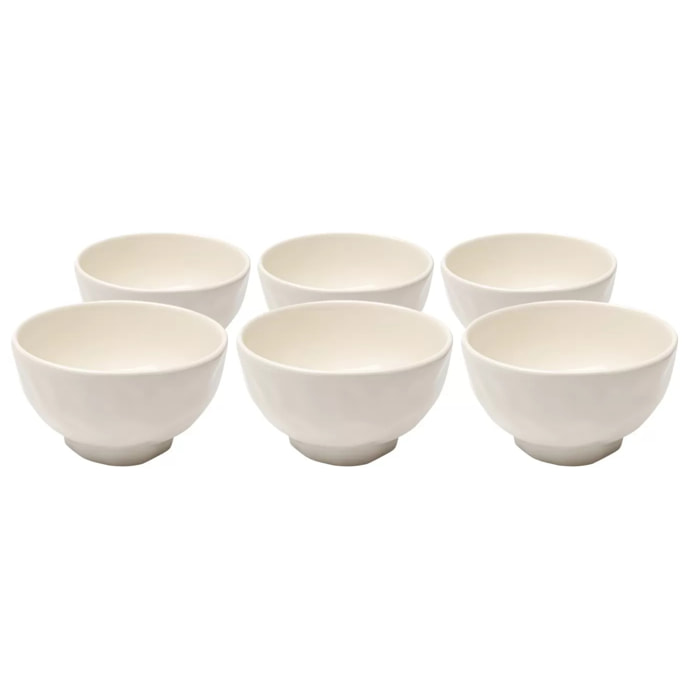 Bols Organic 15cm crème set de 6 Kare Design