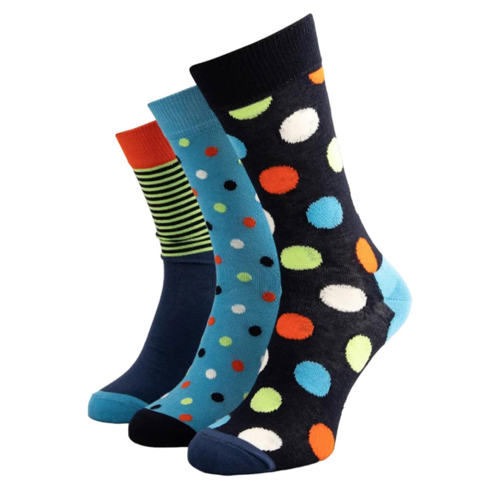 Calcetines 3-pack big dot Happy socks