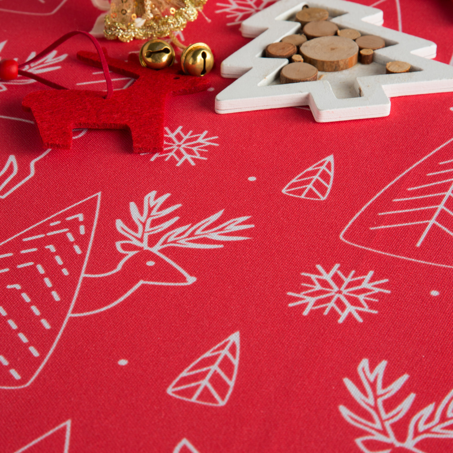 Mantel Antimanchas 100% Algodón Tree