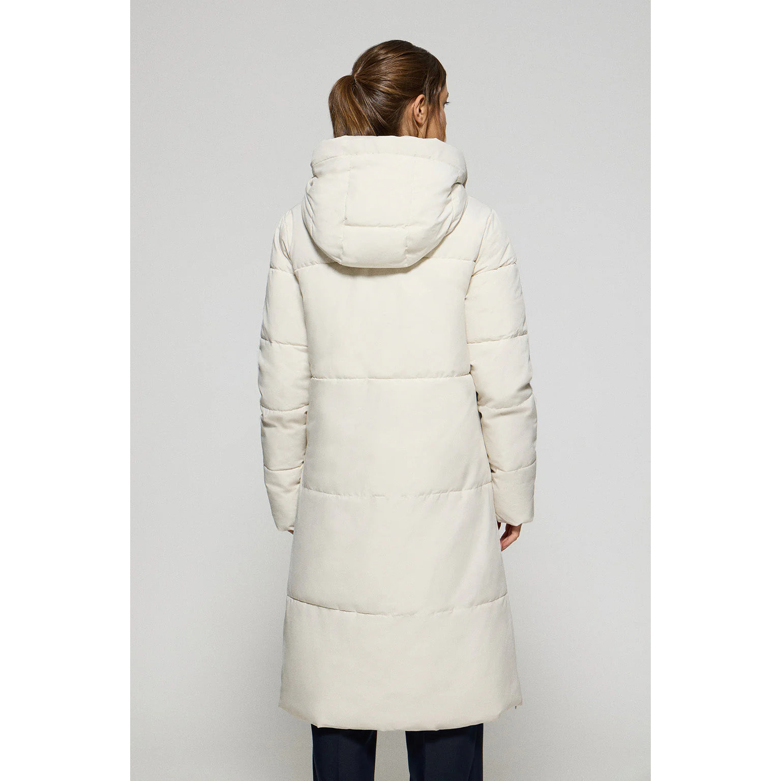 Giaccone Buenos Aires beige con cappuccio fisso e dettagli Polo Club