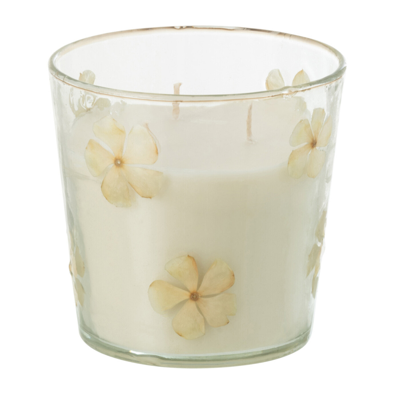 J-Line bougie parfumée Fleur - verre - transparent - small - 45H