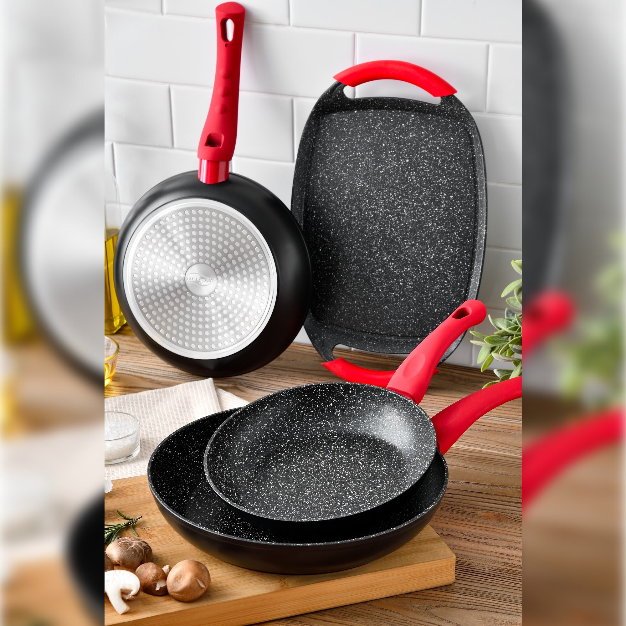 Wok 26cm al, revestimiento marble, Toledo de San Ignacio