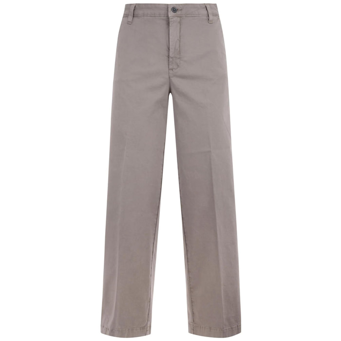 Pantaloni Robe di Kappa Donna Grigio Yoko Gabardine