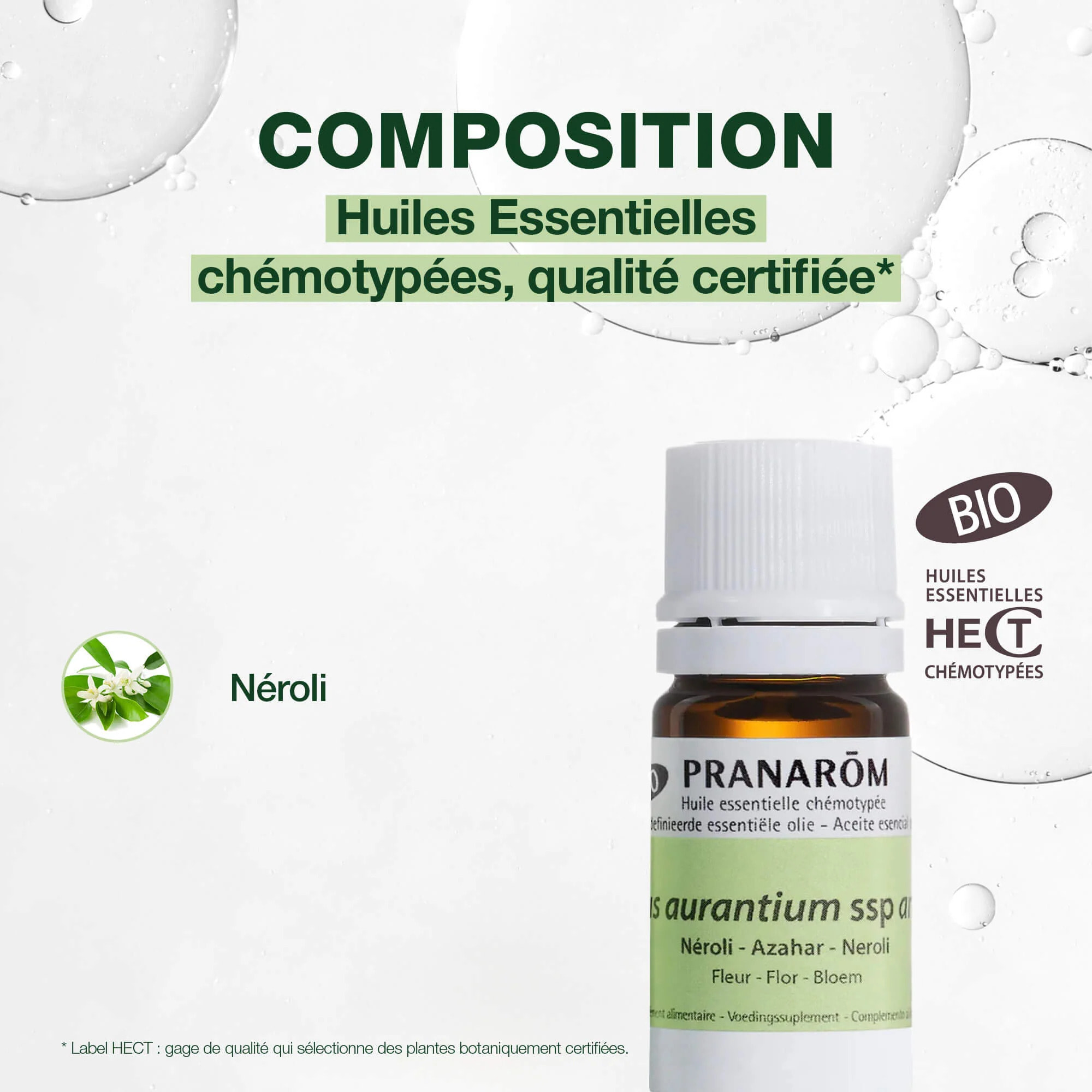 Pranarom - Huile Essentielle de Néroli - Bio - 5 ml
