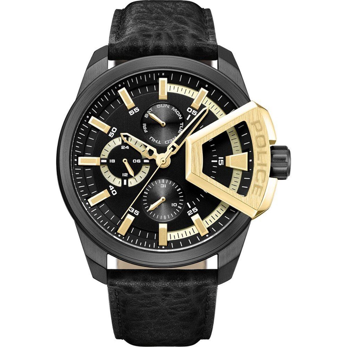 Reloj Police PEWJF0005704 Hombre Analogico Cuarzo con Correa de Cuero
