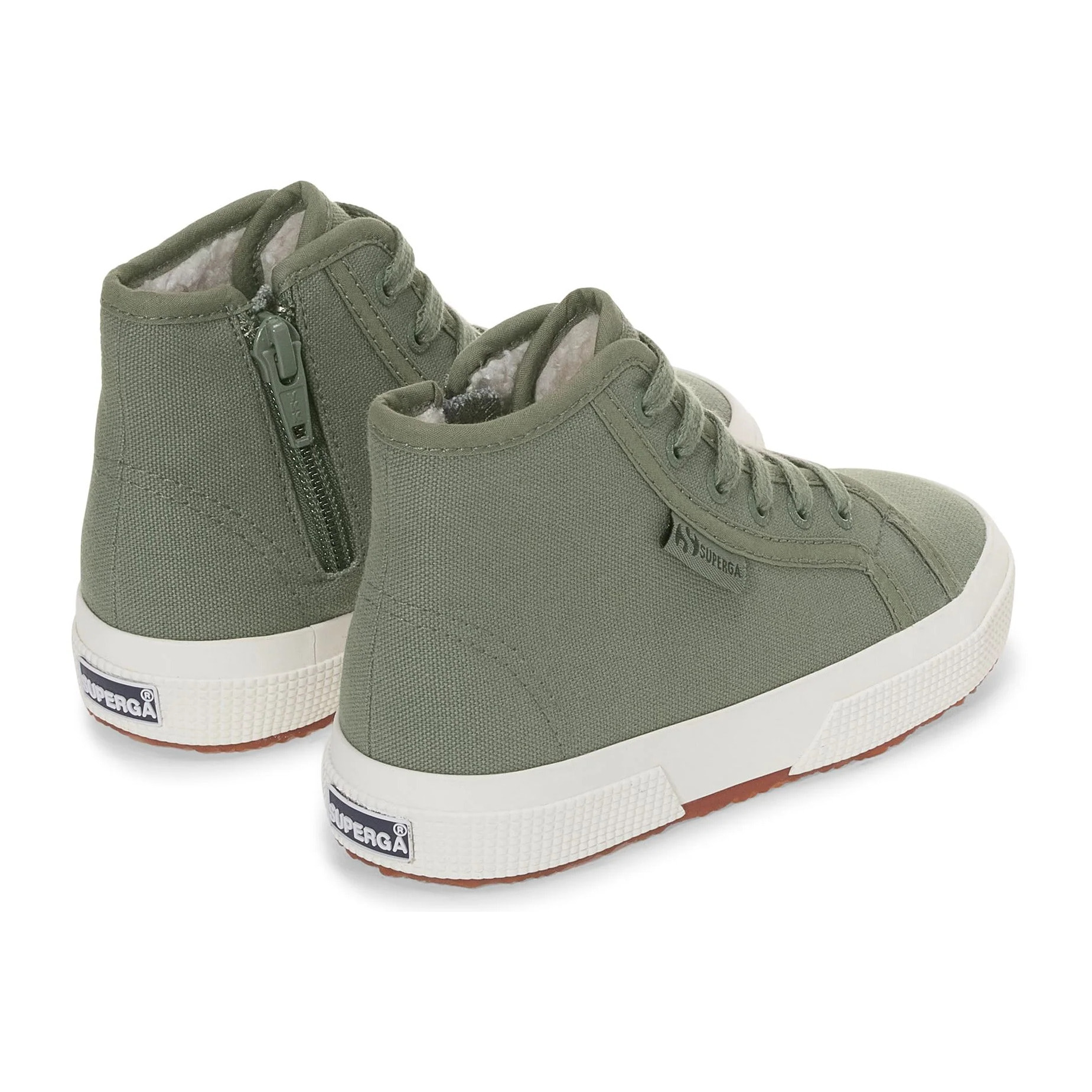 Le Superga Bambino/A Verde 2709 KIDS WATERPROOF COTTON